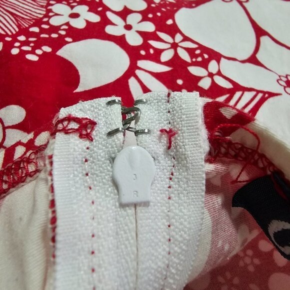 Floral Print Strapless Mini Dress, Size 3 - Picture 11 of 11